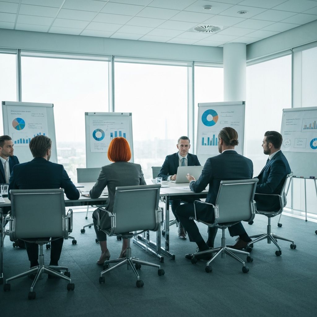 Professional business meeting